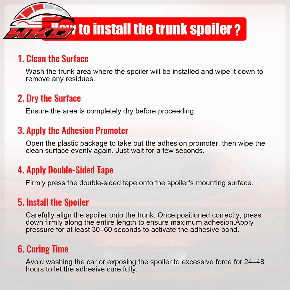 Fits 15-21 Subaru WRX 12-16 Impreza Duckbill Matte Black Rear Trunk Spoiler ABS