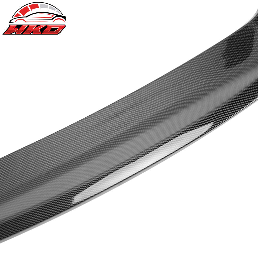 Fits 22-25 Subaru WRX 5th R Style Carbon Fiber Print Rear Trunk Spoiler Wing ABS