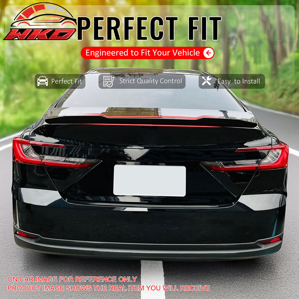 Fits 25-26 Toyota Camry XV80 9th Gen Z Style Rear Trunk Spoiler Wing Lip White