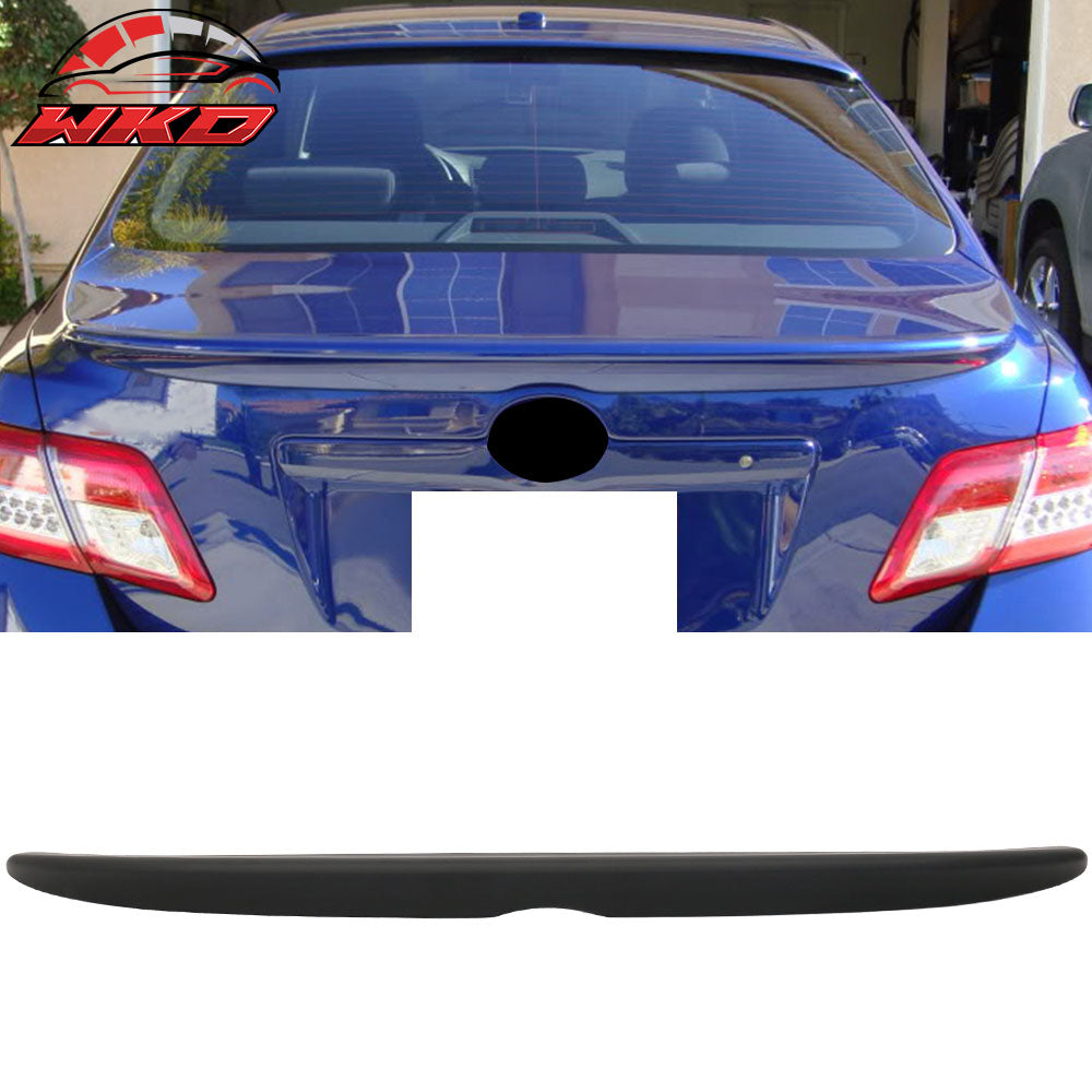 Fits 07-11 Toyota Camry OE Factory Style Rear Trunk Lip Wing Spoiler Matte Black