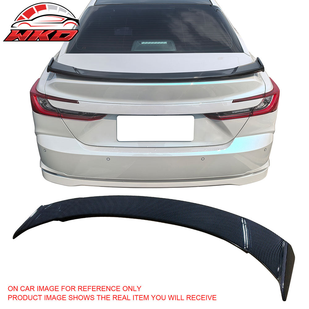 Fits 25-26 Toyota Camry XV80 9th GR Style Rear Trunk Spoiler Carbon Fiber Print