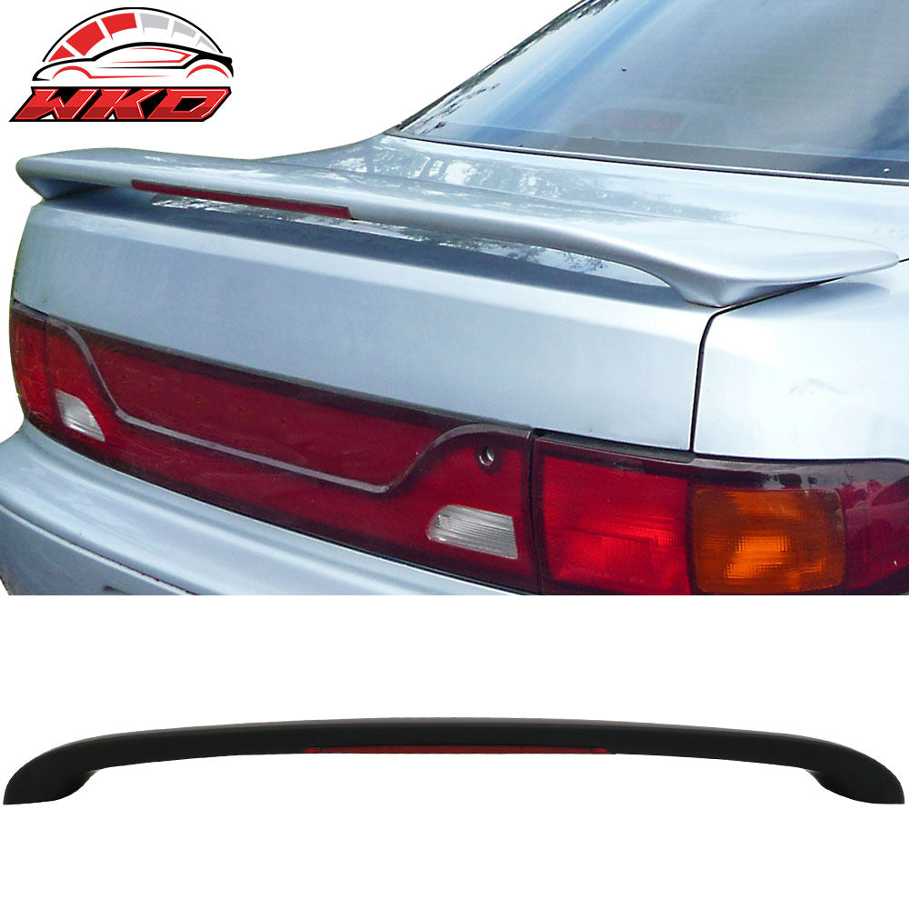 Fits 97-01 Toyota Camry Sedan 4Dr OE Style Trunk Spoiler W/LED Light Matte Black