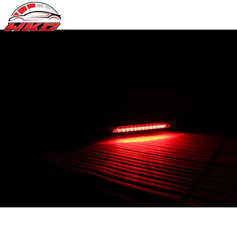 Fit 09-13 Toyota Corolla OE Style Trunk Spoiler & LED Brake Lamp ABS Matte Black