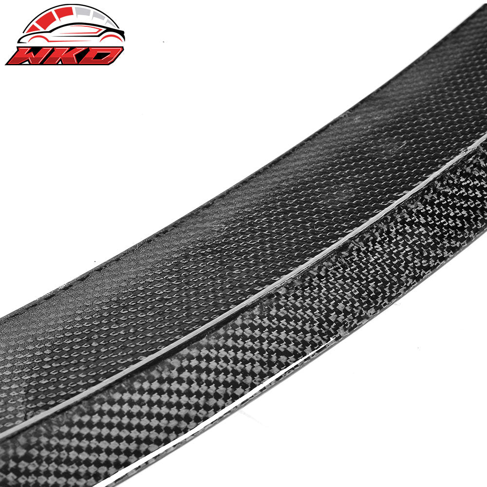 Fits 17-23 Tesla Model 3 IKON Style Rear Trunk Spoiler Wing Real Carbon Fiber