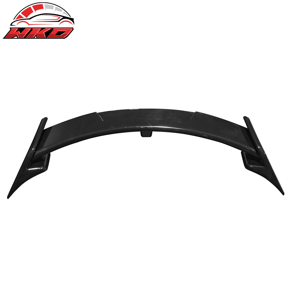 17-25 Tesla Model 3 GT Style Rear Trunk Spoiler Wing Carbon Fiber Print ABS | Wholesale