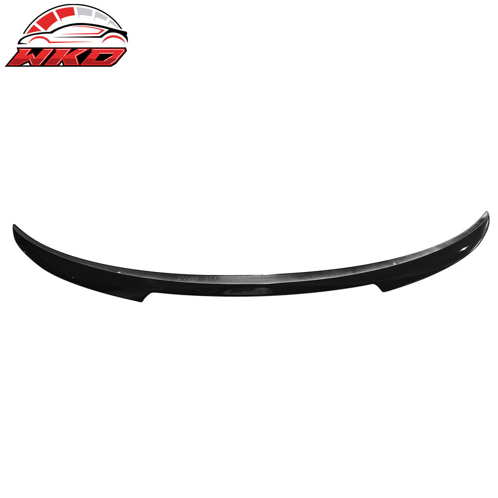 Fits 24-25 Tesla Model 3 V Style Rear Trunk Spoiler Wing Lip Lid Gloss Black ABS