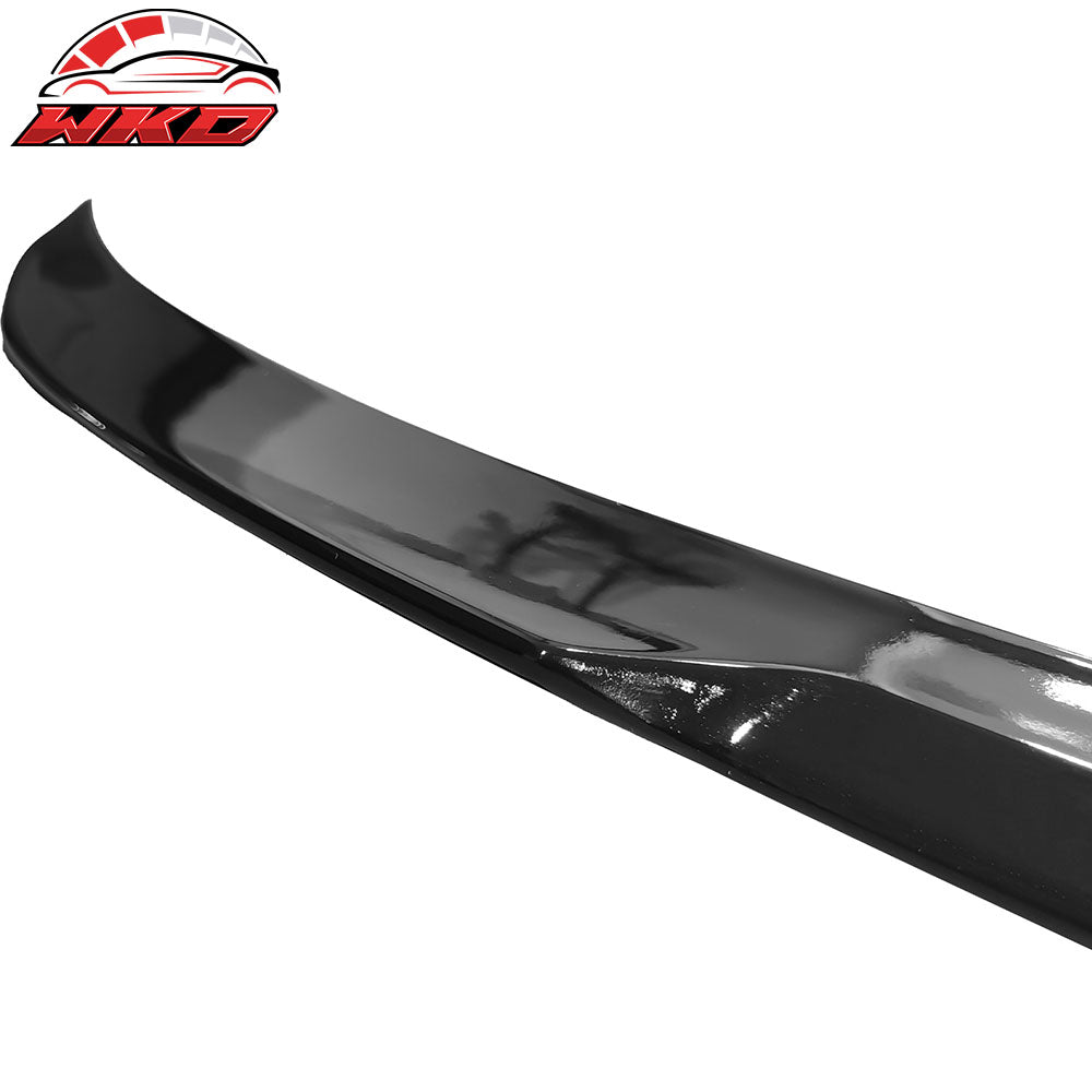 Fits 24-25 Tesla Model 3 V Style Rear Trunk Spoiler Wing Lip Lid Gloss Black ABS