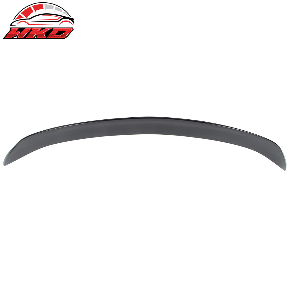 Fits 20-25 Tesla Model Y V Style Gloss Black Rear Trunk Lid Spoiler Wing Lip ABS