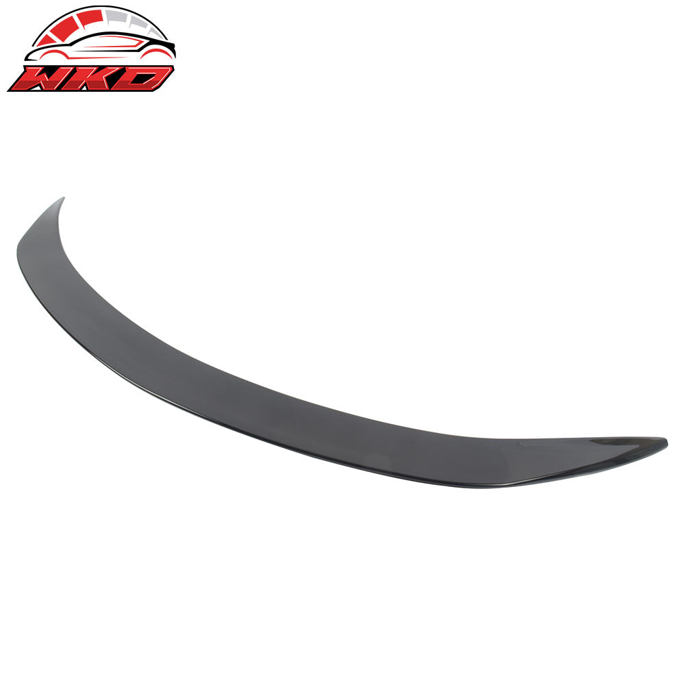 Fits 20-25 Tesla Model Y V Style Gloss Black Rear Trunk Lid Spoiler Wing Lip ABS
