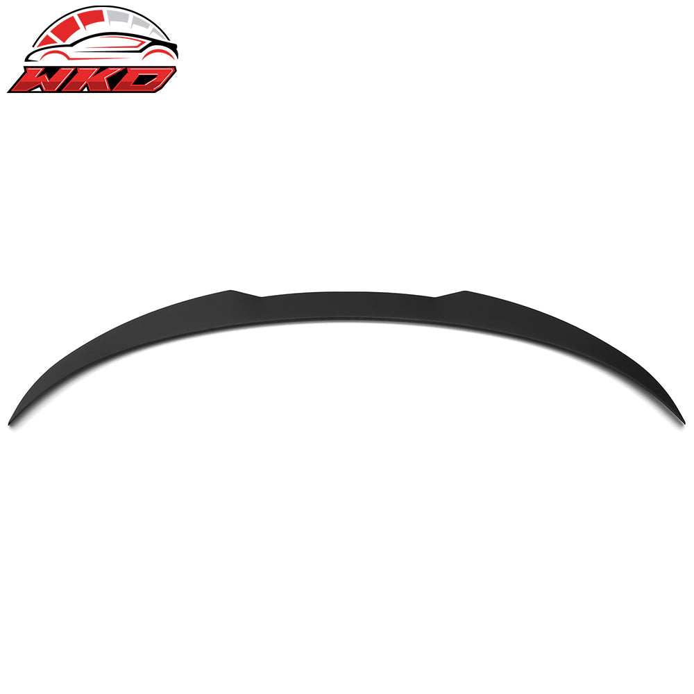 Fits 25-26 Tesla Model Y Juniper Trunk Spoiler Matte Black Rear Wing ABS Trim