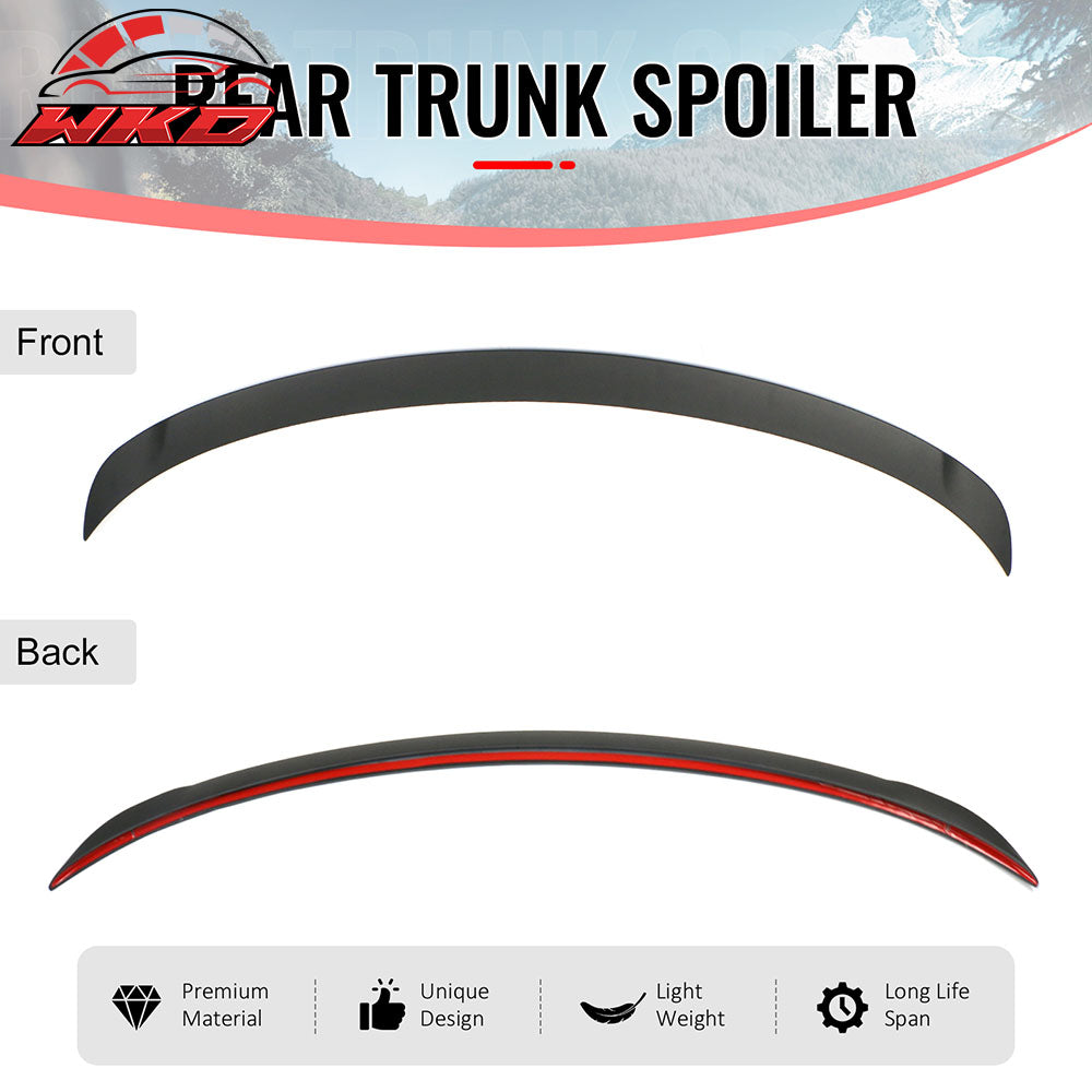 Fits 2026 Tesla Model Y Juniper P Style Trunk Spoiler Matte Black Rear Wing ABS