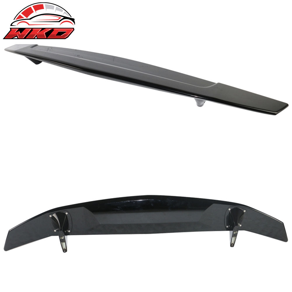 Fits 13-16 Dodge Dart 2 Post Gloss Black Trunk Spoiler Wing - ABS