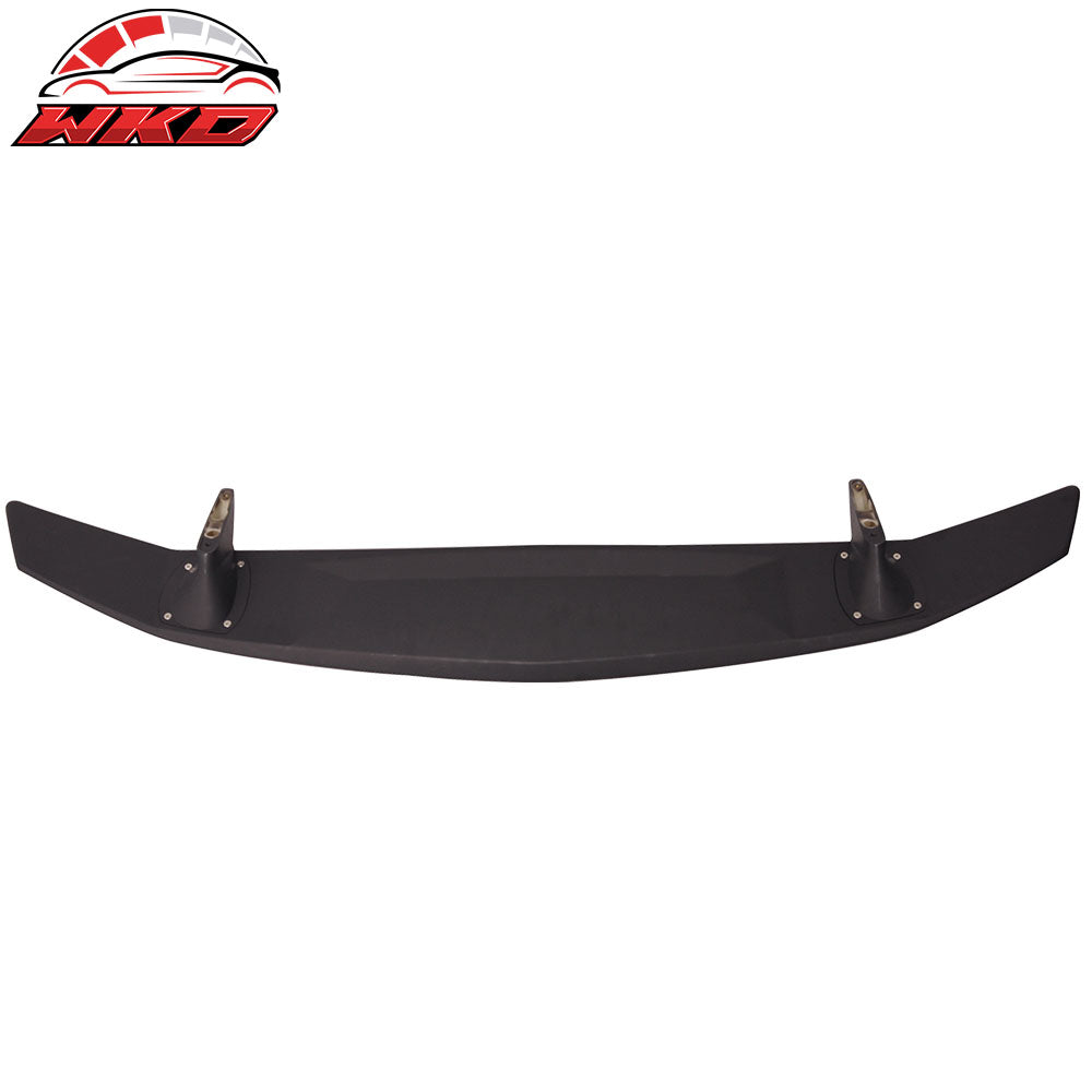 Fits 13-15 Honda Civic 4DR Sedan Rear Trunk Spoiler 2 Post Wing Lip Matte Black