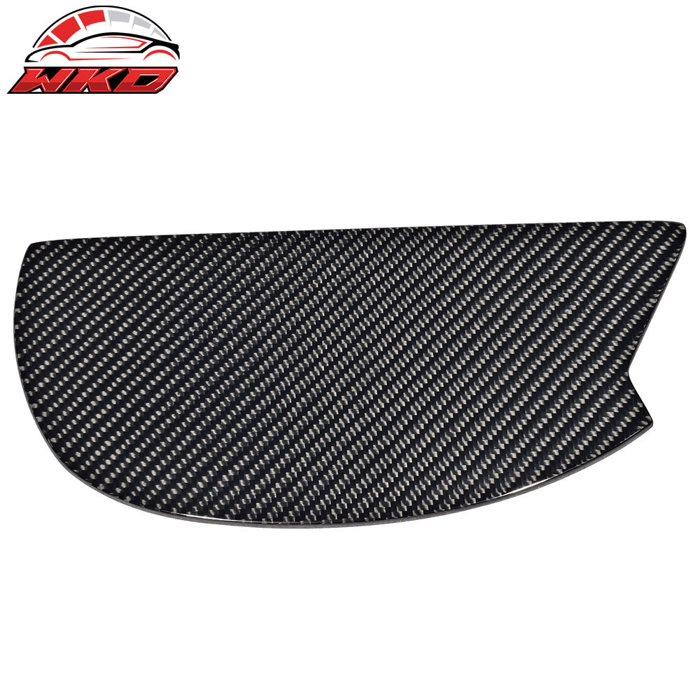 Universal GT Rear Trunk Spoiler Wing Lip Carbon Fiber Side Plate