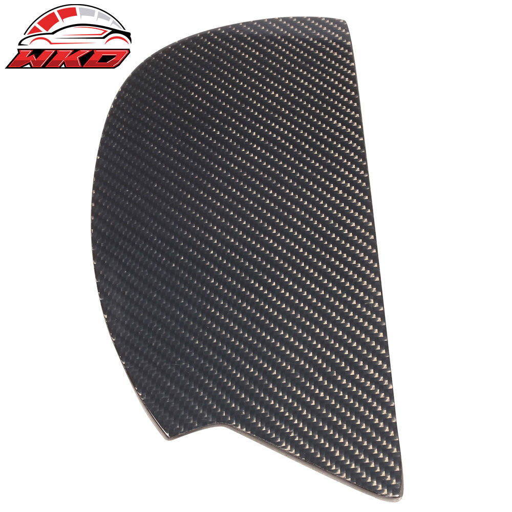 Universal GT Rear Trunk Spoiler Wing Lip Carbon Fiber Side Plate