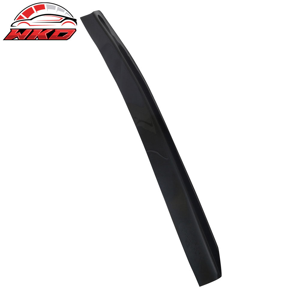 Fits 08-14 Subaru WRX STi Top Gurney Flap Add-On Trunk Spoiler Wing Transparent
