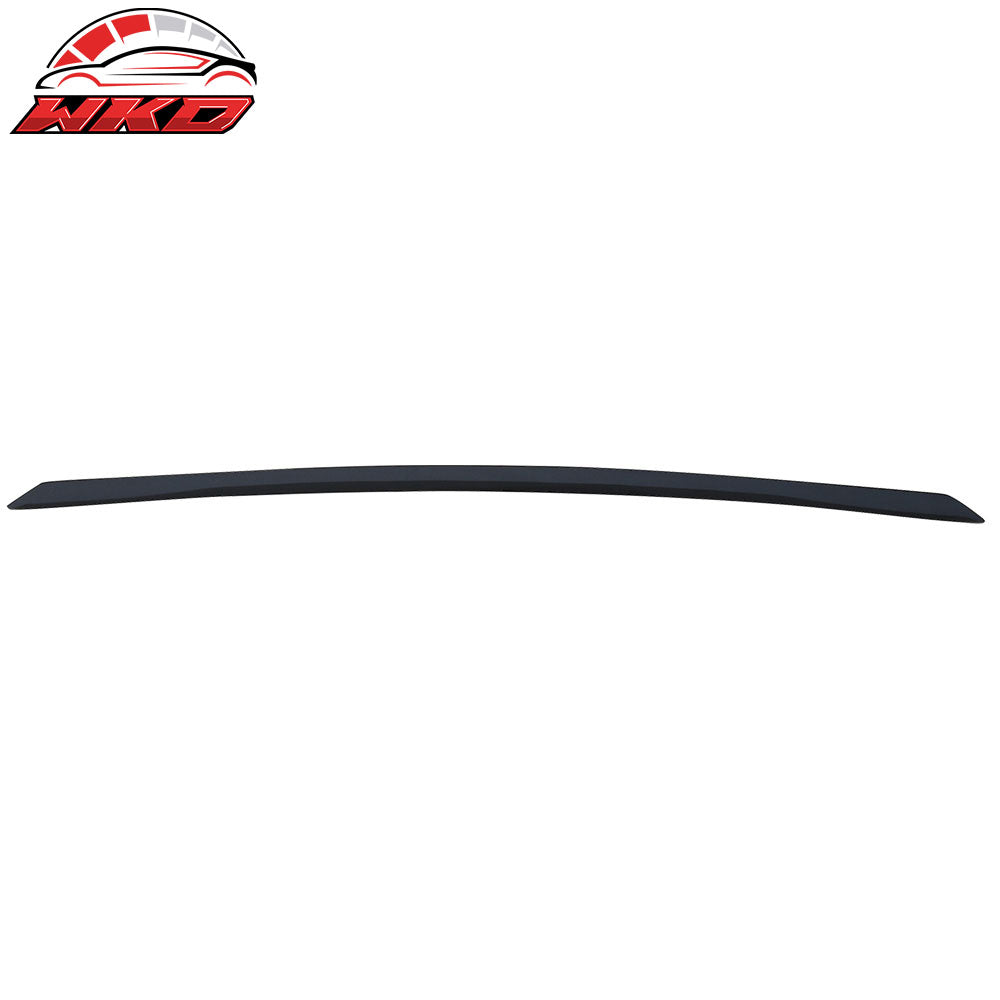 Fits 08-14 Subaru WRX STi Top Gurney Flap Add-On Trunk Spoiler Wing Transparent