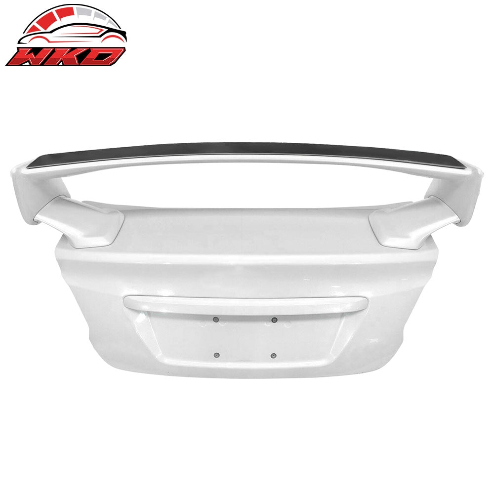 Fits 15-21 Subaru WRX STi Top Gurney Flap Add-On Trunk Spoiler Wing Transparent