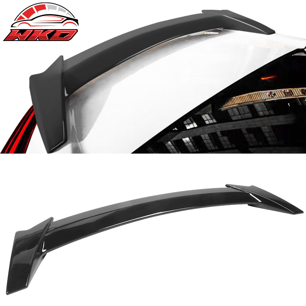 Wholesale 16-21 Honda Civic Long LED Rear Trunk Spoiler Matte Black ABS