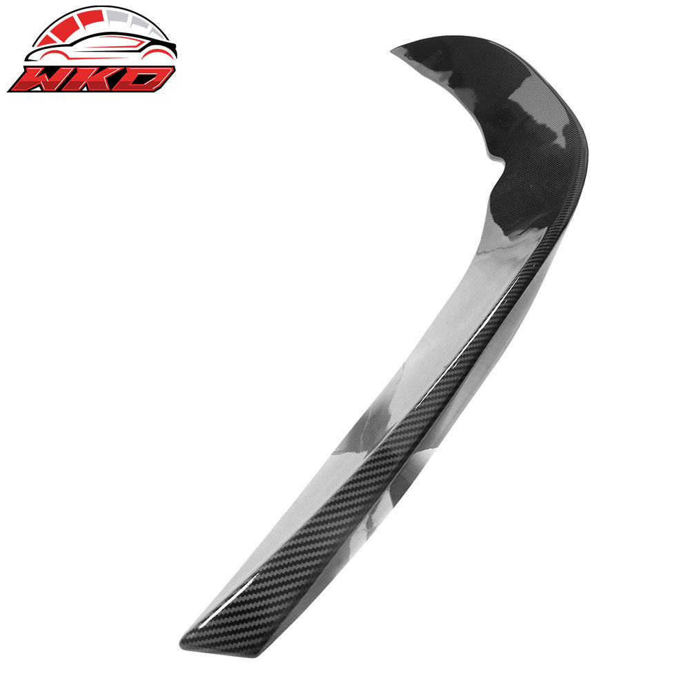 Fits 16-18 Toyota Rav4 IKON Add-on Trunk Spoiler Middle Lip - Carbon Fiber Print