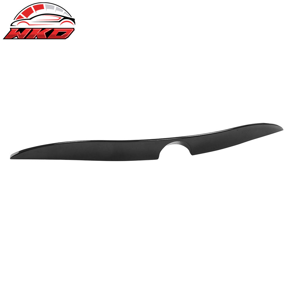 Fits 16-18 Toyota Rav4 IKON ABS Add-on Rear Trunk Spoiler Middle Lip Gloss Black