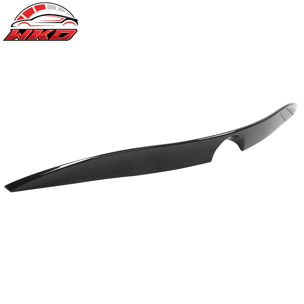 Fits 16-18 Toyota Rav4 IKON ABS Add-on Rear Trunk Spoiler Middle Lip Gloss Black