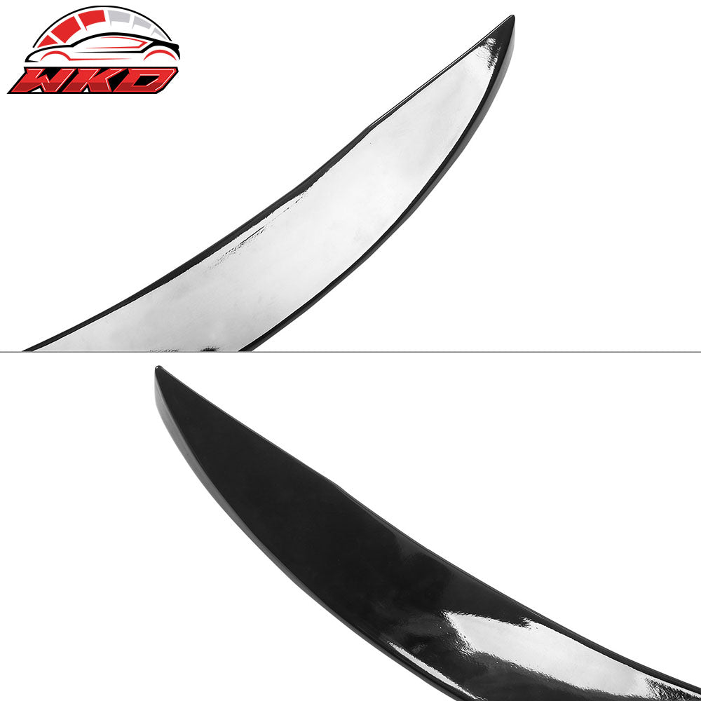 Fits 16-18 Toyota Rav4 IKON ABS Add-on Rear Trunk Spoiler Middle Lip Gloss Black