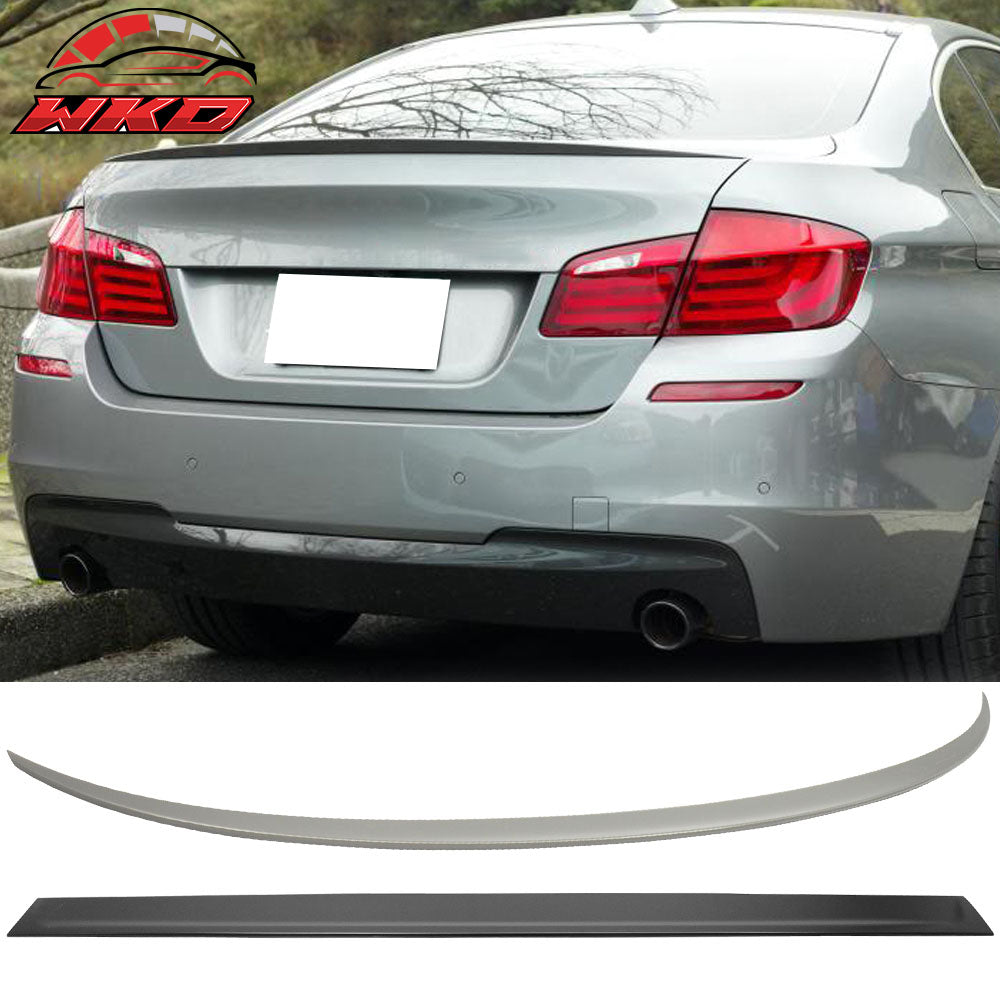 Fits 11-16 BMW 5 Series F10 Sedan M5 Style Trunk Spoiler + 3D Style Roof Spoiler