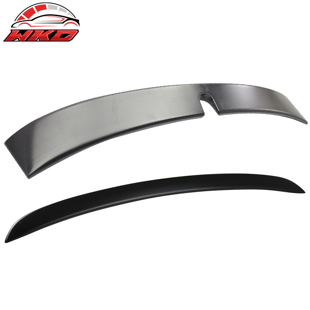 Fits 01-07 Benz W203 Sedan AMG Trunk Spoiler & L Type Roof Wing Unpainted ABS