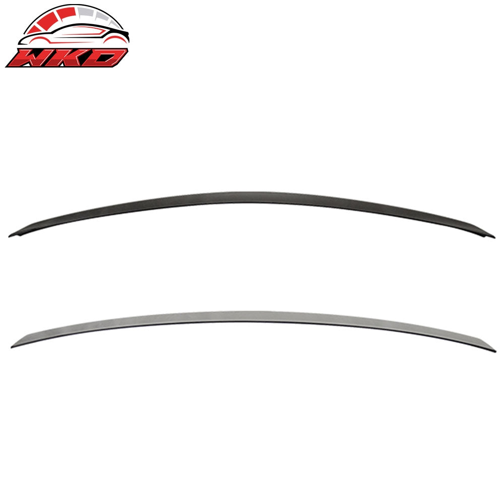 08-14 Benz W204 C Class AMG Rear Trunk Spoiler + OE Roof Spoiler #040 Black | Wholesale - Wikond Auto