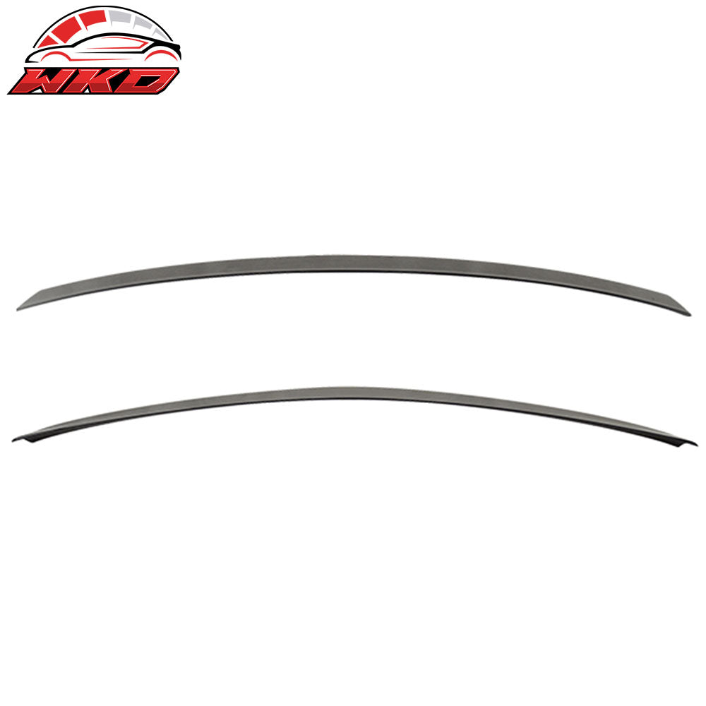 2008-14 Benz W204 4Dr AMG Trunk + OE Roof Spoiler Painted #197 Obsidian Black | Wholesale