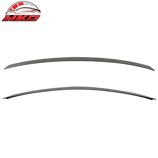 2008-14 Benz W204 4Dr AMG Trunk + OE Roof Spoiler Painted #197 Obsidian Black | Wholesale