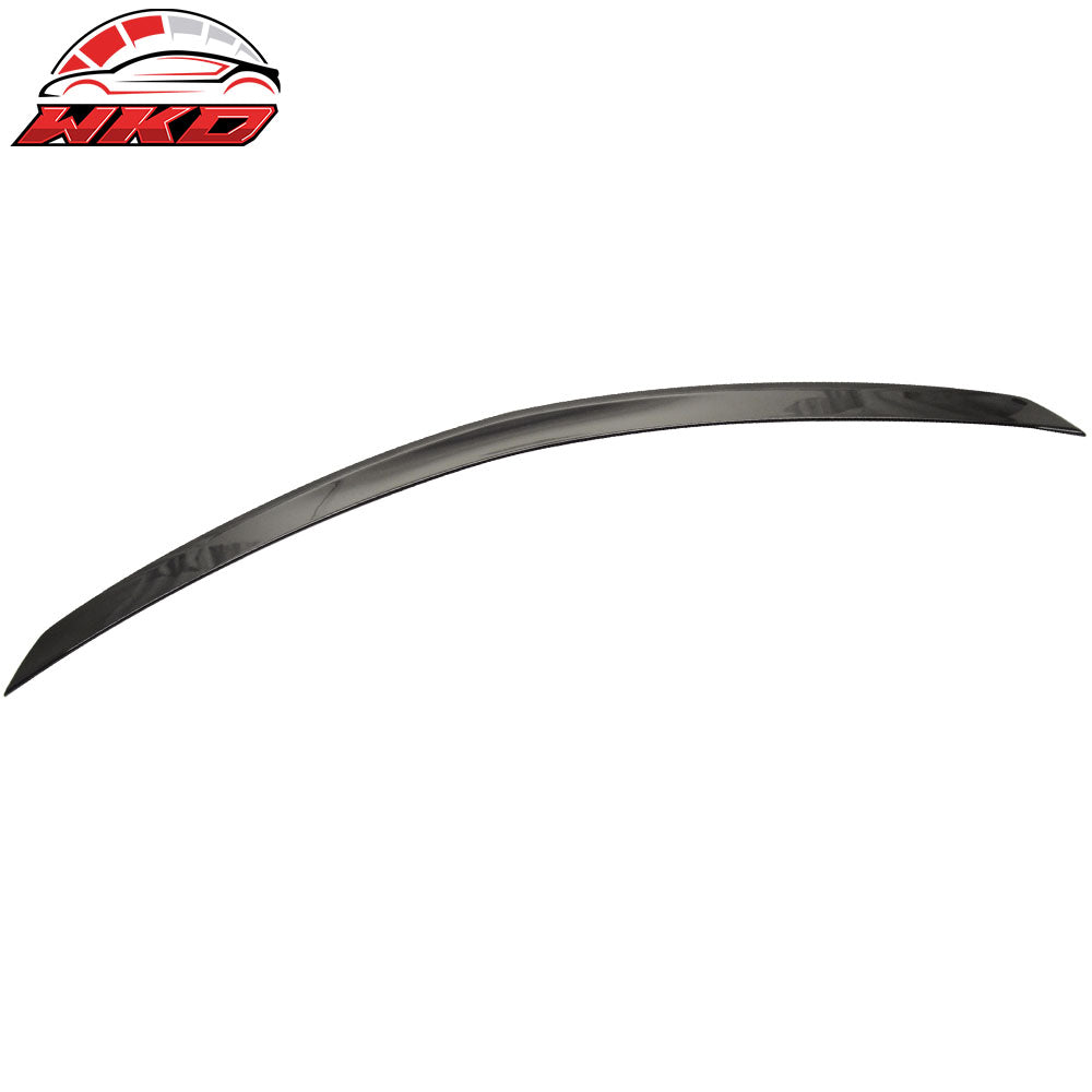Fits 08-14 Benz W204 4Dr AMG Trunk + OE Roof Spoiler Painted #197 Obsidian Black