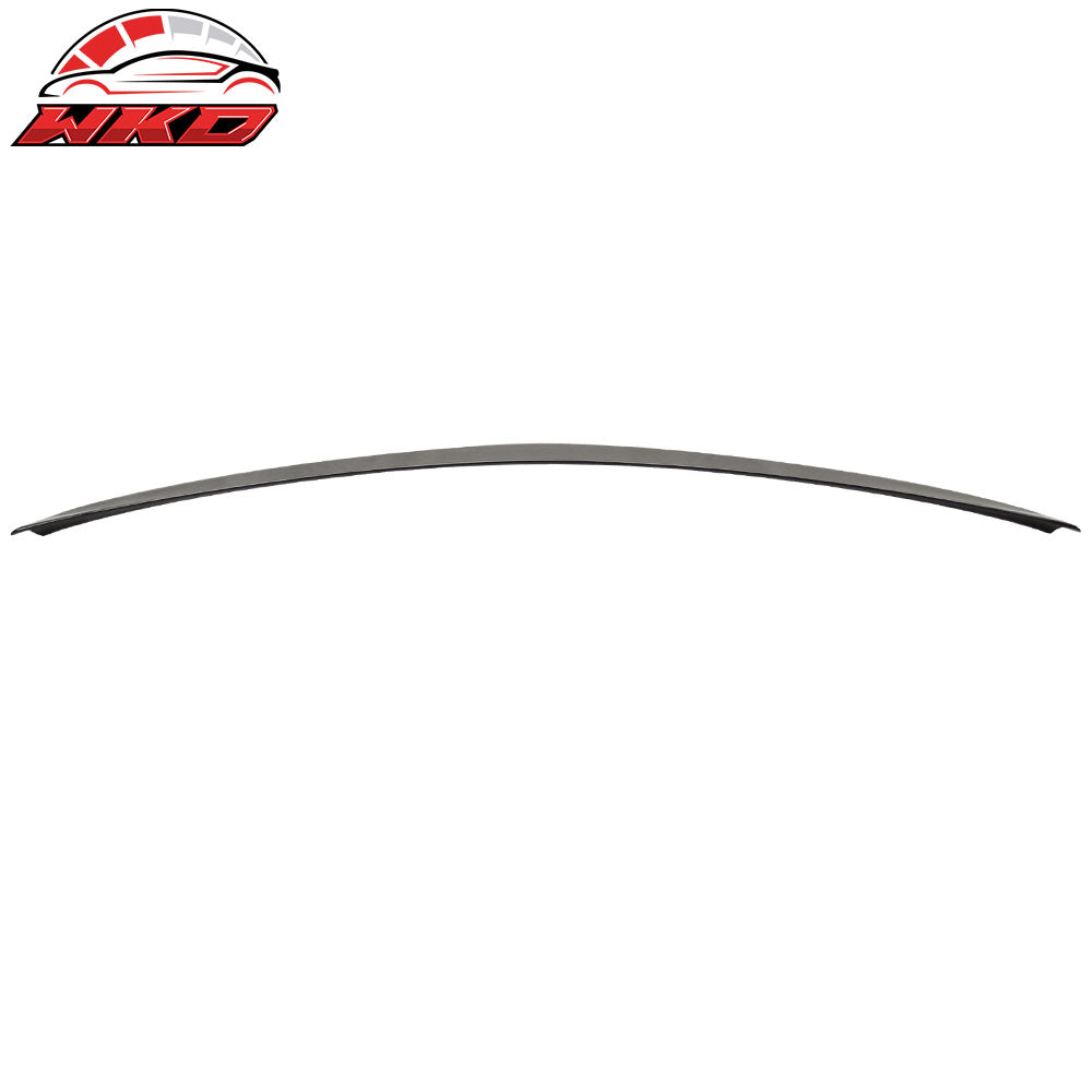 Fits 08-14 Benz W204 4Dr AMG Trunk + OE Roof Spoiler Painted #197 Obsidian Black