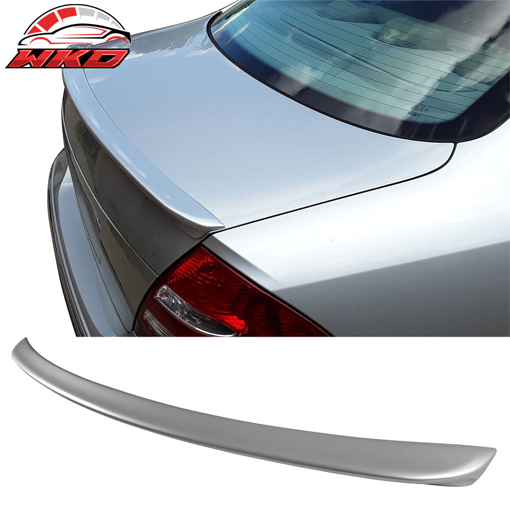 Fits 03-05 Benz W211 Trunk + Roof Spoiler Painted #775 Iridium Silver Metallic