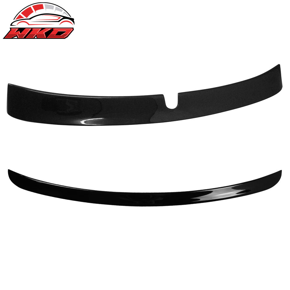 2003-05 W211 Sedan AMG Trunk Spoiler & L Type Roof Wing Painted #040 Black | Wholesale