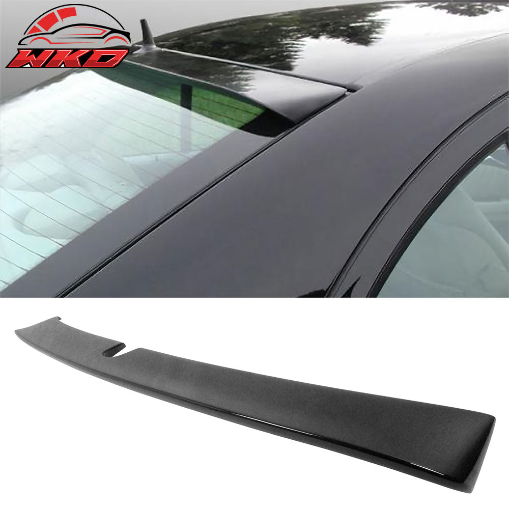 Fits 03-05 W211 Sedan AMG Trunk Spoiler & L Type Roof Wing Painted #040 Black