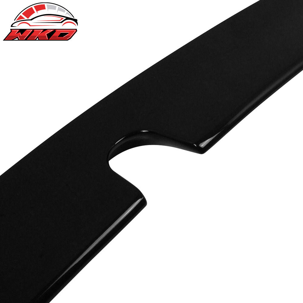 Fits 03-05 W211 Sedan AMG Trunk Spoiler & L Type Roof Wing Painted #040 Black