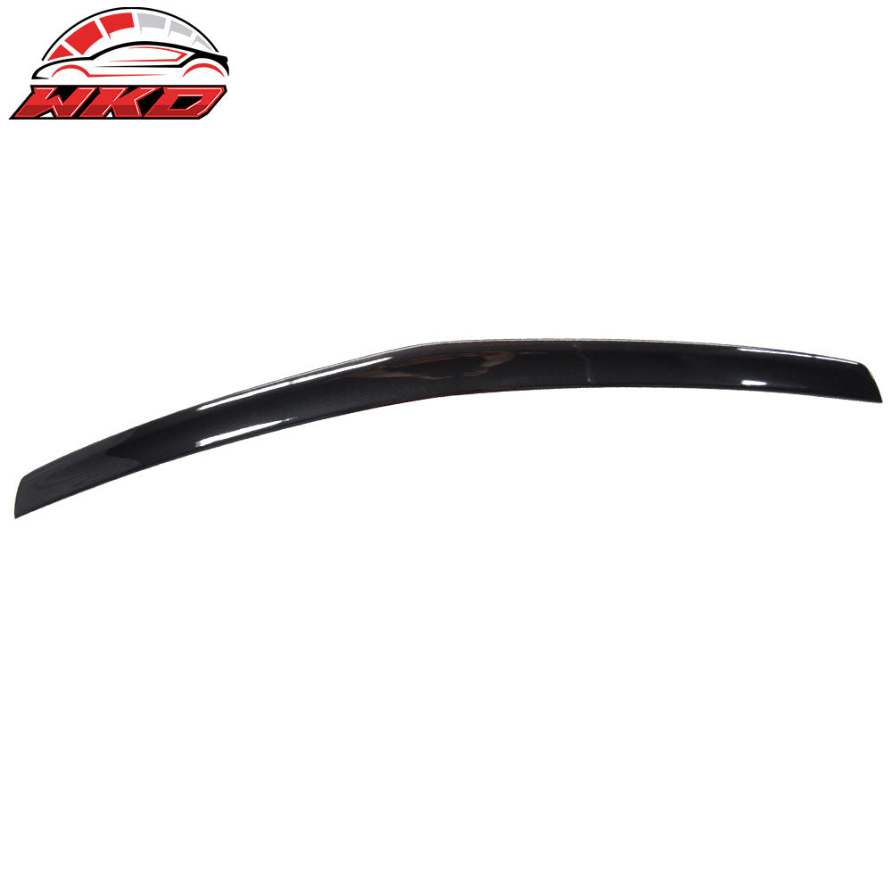 Fits 10-16 Benz W212 Sedan Trunk Spoiler + Roof Wing Painted #197 Obsidian Black