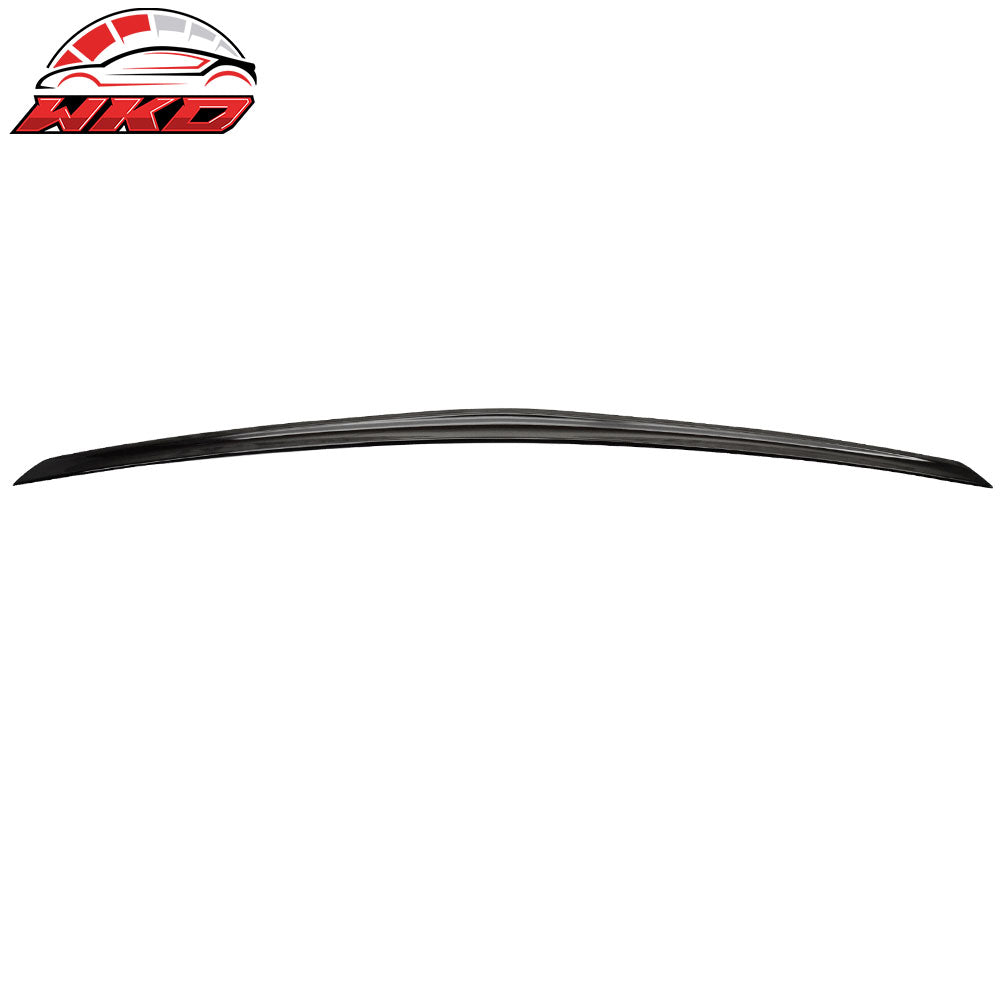 Fits 10-16 Benz W212 Sedan Trunk Spoiler + Roof Wing Painted #197 Obsidian Black