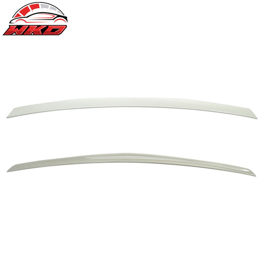 10-16 W212 Sedan AMG Trunk Spoiler & OE Roof Wing Painted #650 Cirrus White | Wholesale