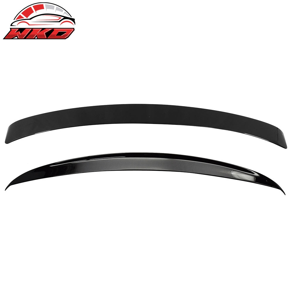 2007-13 W221 Sedan AMG Trunk Spoiler & L Type Roof Wing Painted #040 Black | Wholesale Default Title - Wikond Auto