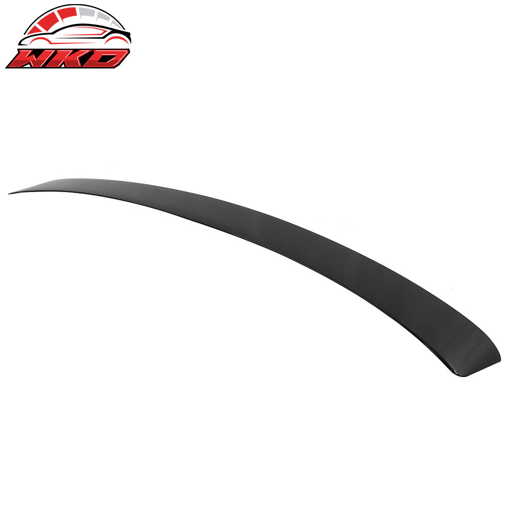 Fits 07-13 W221 Sedan AMG Trunk Spoiler & L Type Roof Wing Painted #040 Black