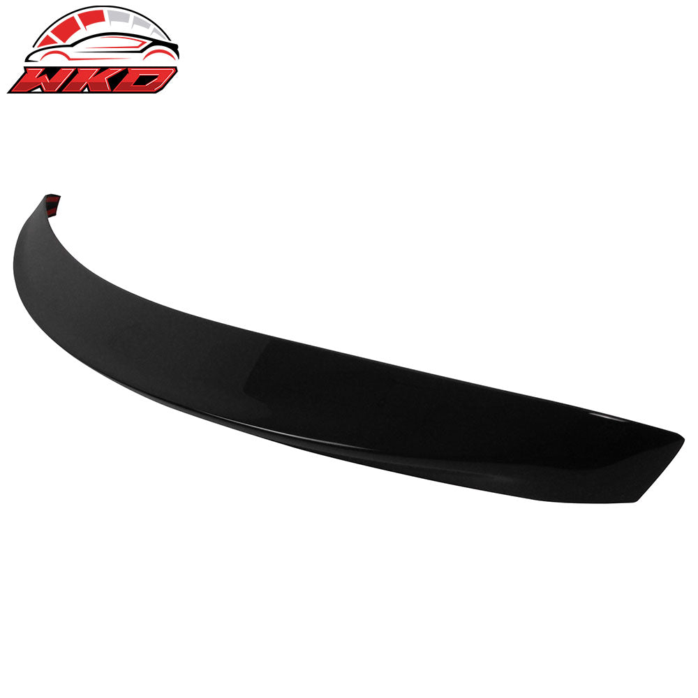 Fits 07-13 W221 Sedan AMG Trunk Spoiler & L Type Roof Wing Painted #040 Black