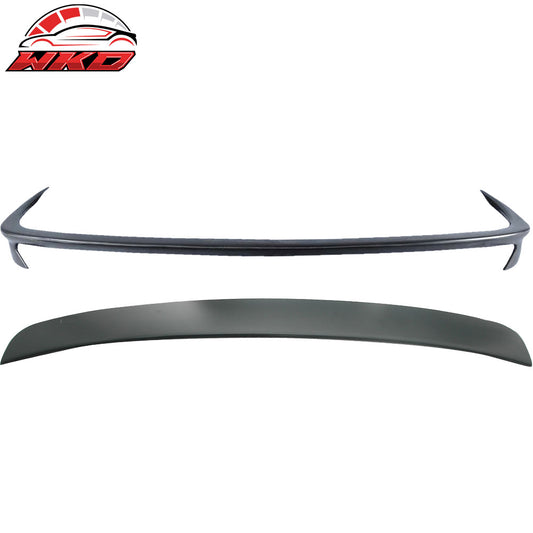 2002-05 BMW E65 7-Series AC Style Trunk Spoiler PU + Roof Spoiler Unpainted | Wholesale