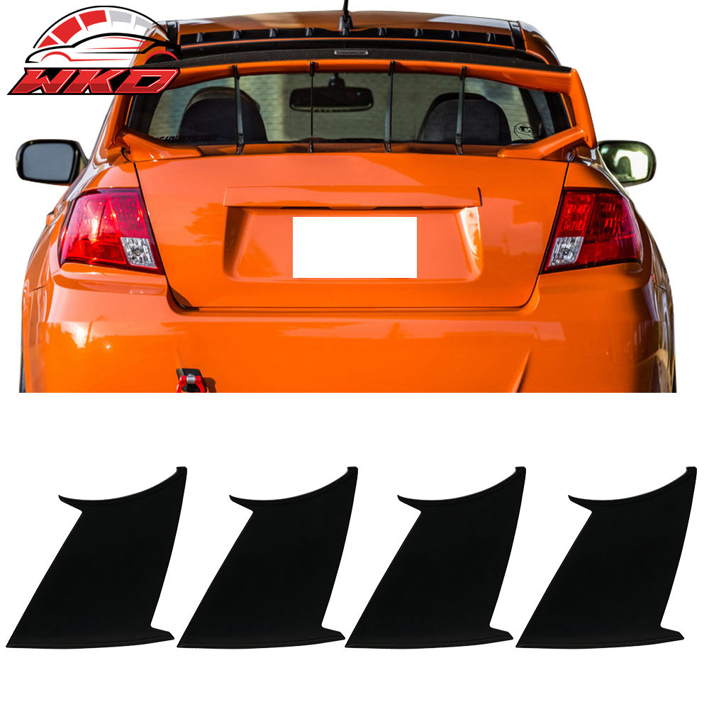 Fits 08-14 Impreza WRX & 08-11 Subaru Impreza Trunk Spoiler Wing Stabilizer 4PCS