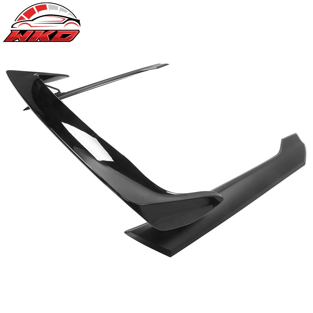 For 22-26 Honda Civic Hatchback Type-R Gloss Black Trunk Spoiler Mounting Plates