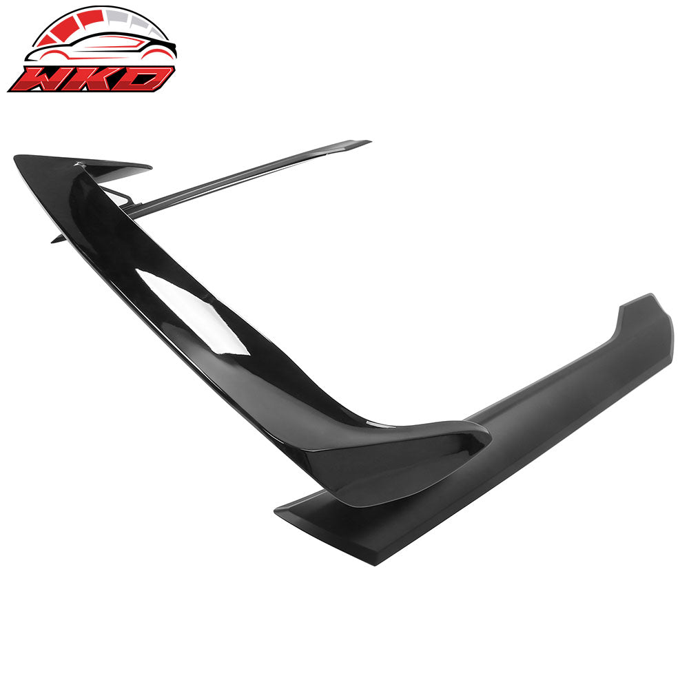 For 22-26 Honda Civic Hatchback Type-R Gloss Black Trunk Spoiler Mounting Plates