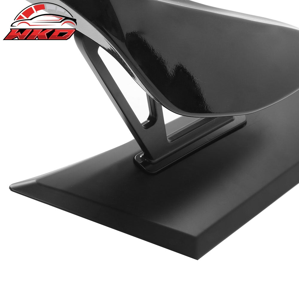 For 22-26 Honda Civic Hatchback Type-R Gloss Black Trunk Spoiler Mounting Plates