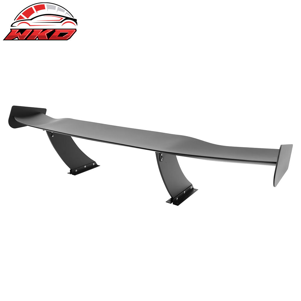 Universal 57" GT Trunk Spoiler Adjustable Rear Racing Wing (V4A Leg + V4C Plate)